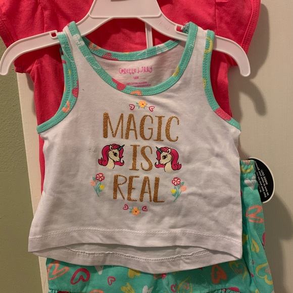 *2 for $20* 4 piece unicorn outfit set - Picture 4 of 5